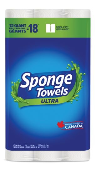 Ultra Choose-A-Size Giant Roll Paper Towels, 2-ply, 12-pk Y7A0 - product image 2