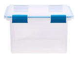 Clear Storage Box with Gasketed Lid, 30-L O4A2 - product image 1