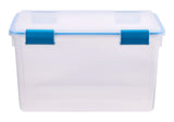 Clear Storage Box with Gasketed Lid, 51-L P9I9 - product image 1