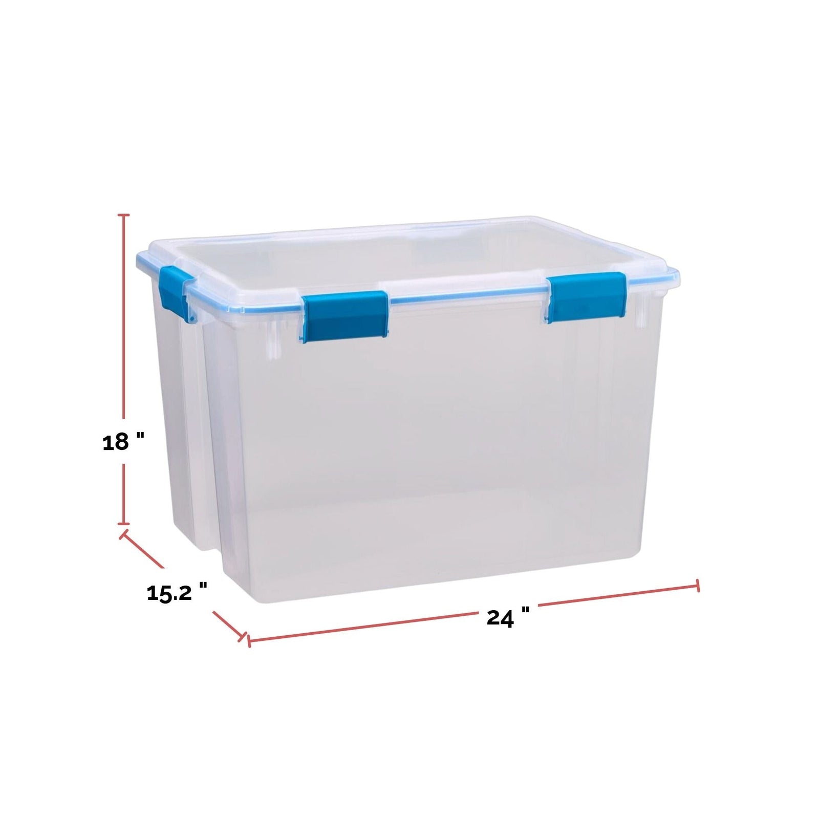 Clear Storage Box with Gasketed Lid, 76-L F0H2 - product image 4