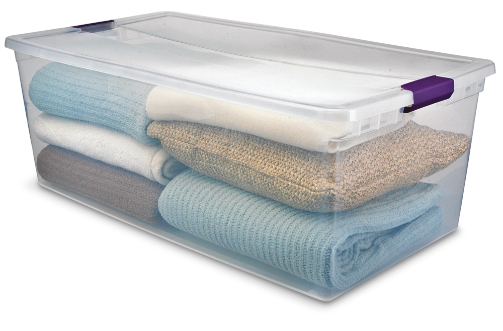 ClearView Storage Box with Latched Lid, 104-L E4A8 - product image 3