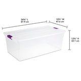 ClearView Storage Box with Latched Lid, 104-L E4A8 - product image 5