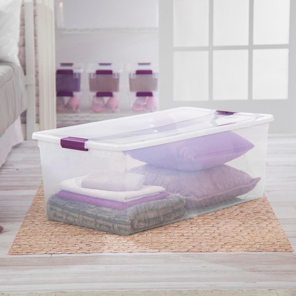 ClearView Storage Box with Latched Lid, 104-L E4A8 - product image 6