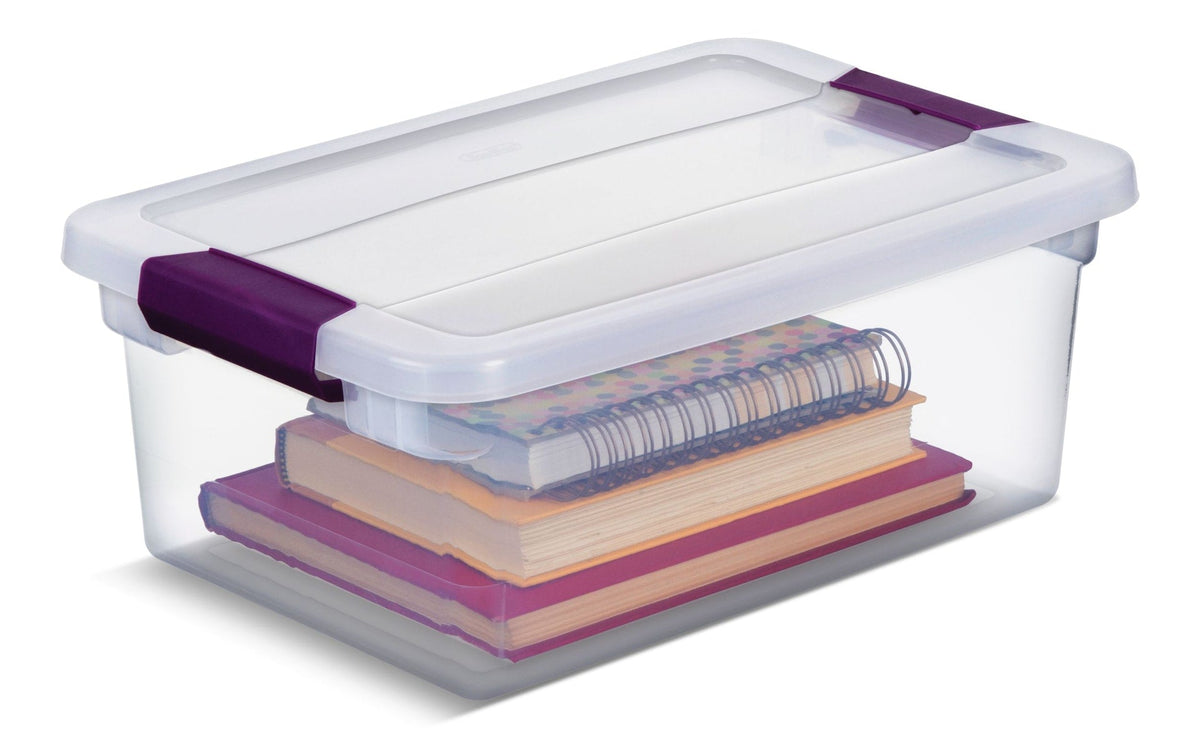 ClearView Storage Box with Latched Lid, 14-L Y2Q7 - product image 2
