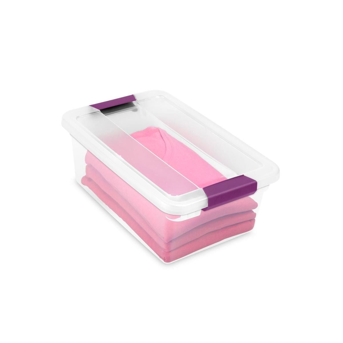 ClearView Storage Box with Latched Lid, 14-L I8C8 - product image 3