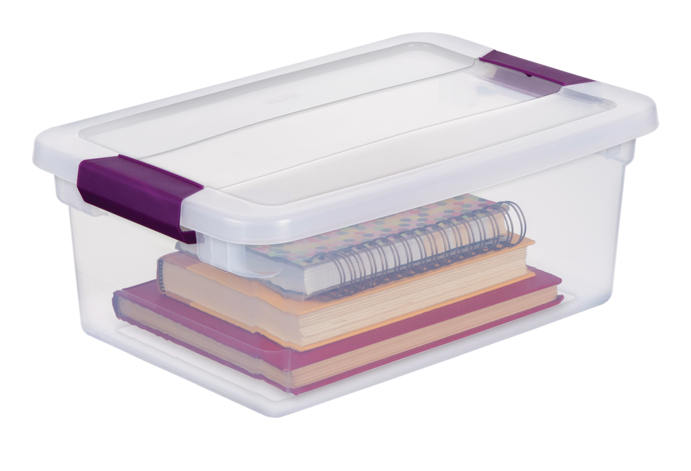 ClearView Storage Box with Latched Lid, 14-L Y2Q7 - product image 4