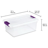 ClearView Storage Box with Latched Lid, 14-L I8C8 - product image 6