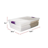 ClearView Storage Box with Latched Lid, 30-L D5L9 - product image 2