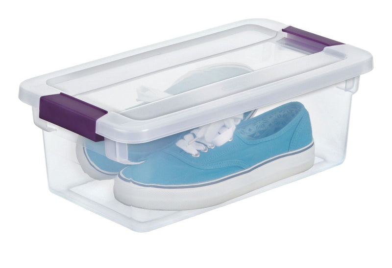 ClearView Storage Box with Latched Lid, 5.7-L J8R7