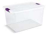 ClearView Storage Box with Latched Lid, 62-L H6H5 - product image 1