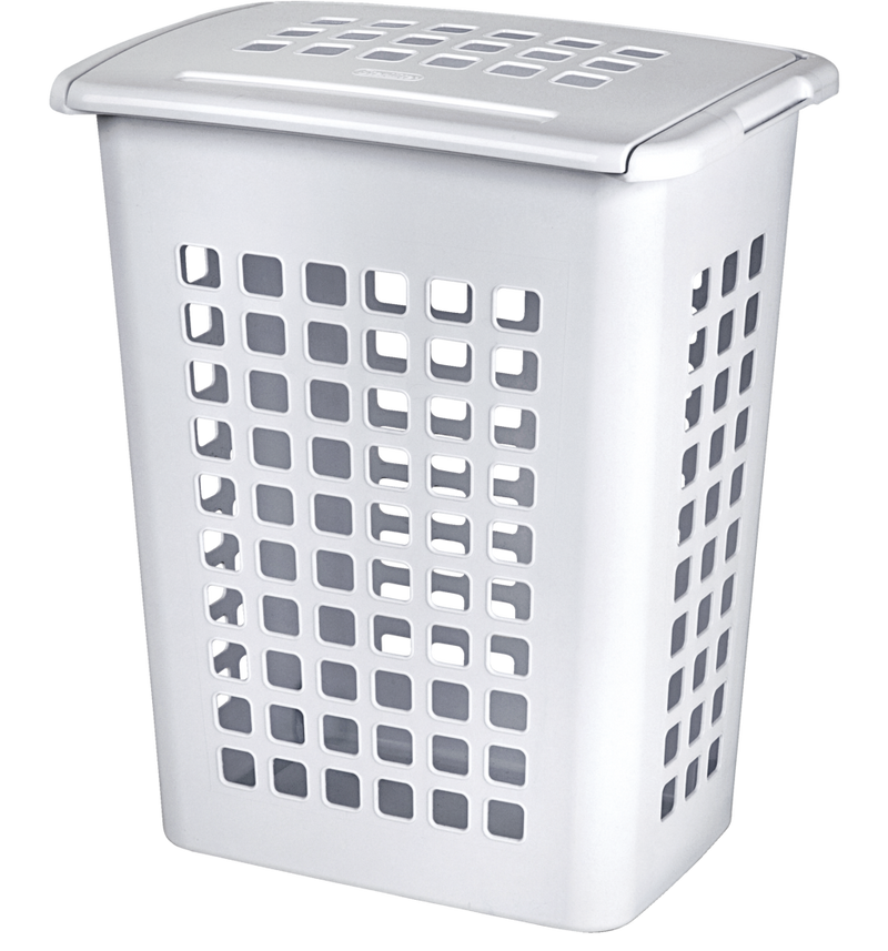 Rectangular Laundry Hamper, 19.1 L x 13.75 W x 22.9-in H, 62 L Capacity B1Y3