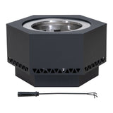 Lawrence Hexagonal Low Smoke Firepit, 28-in G6I9 - product image 1