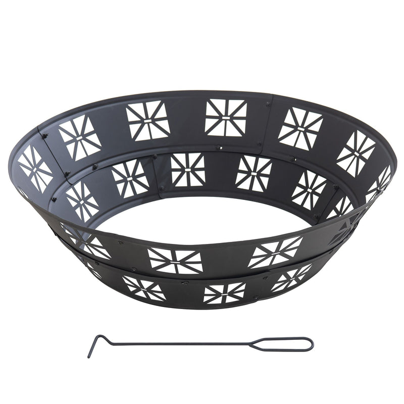 Shelton Fire Ring, Black D3O2