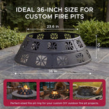 Shelton Fire Ring, Black D3O2 - product image 8
