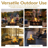 Decor Cut Out Wood-Burning Fire Ring, 36-in W1Y1 - product image 7