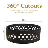 Decor Cut Out Wood-Burning Fire Ring, 36-in W1Y1 - product image 8