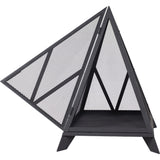 Decor Majestic Pyramid Steel Fire Pit, Black W0B8 - product image 5