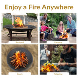 Decor Replacement Fire Pit Bowl, Black, 32-in K6Y6 - product image 3