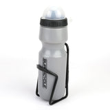 Wide Mouth Self-Sealing Bike Water Bottle withCage/Holder, BPA Free, Silver, 21-oz P5W4 - product image 2