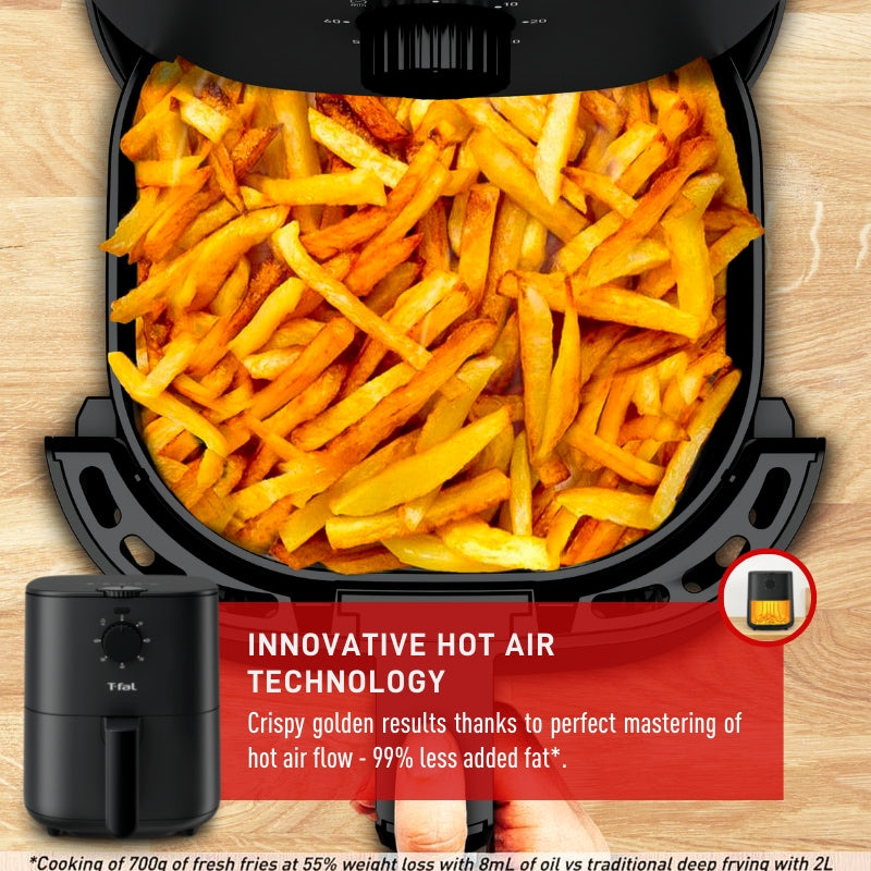 Easy-Fry Compact Air Fryer with Non-Stick Basket, 3.69-qt T5I8 - product image 6