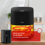 Easy-Fry Compact Air Fryer with Non-Stick Basket, 3.69-qt T5I8 - product image 7
