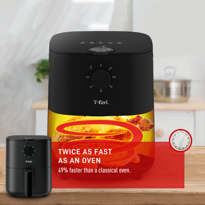 Easy-Fry Compact Air Fryer with Non-Stick Basket, 3.69-qt T5I8 - product image 7