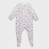 The Elk Baby Camping Print Premium Organic Cotton Zippy, Various Sizes L2D8 - product image 1