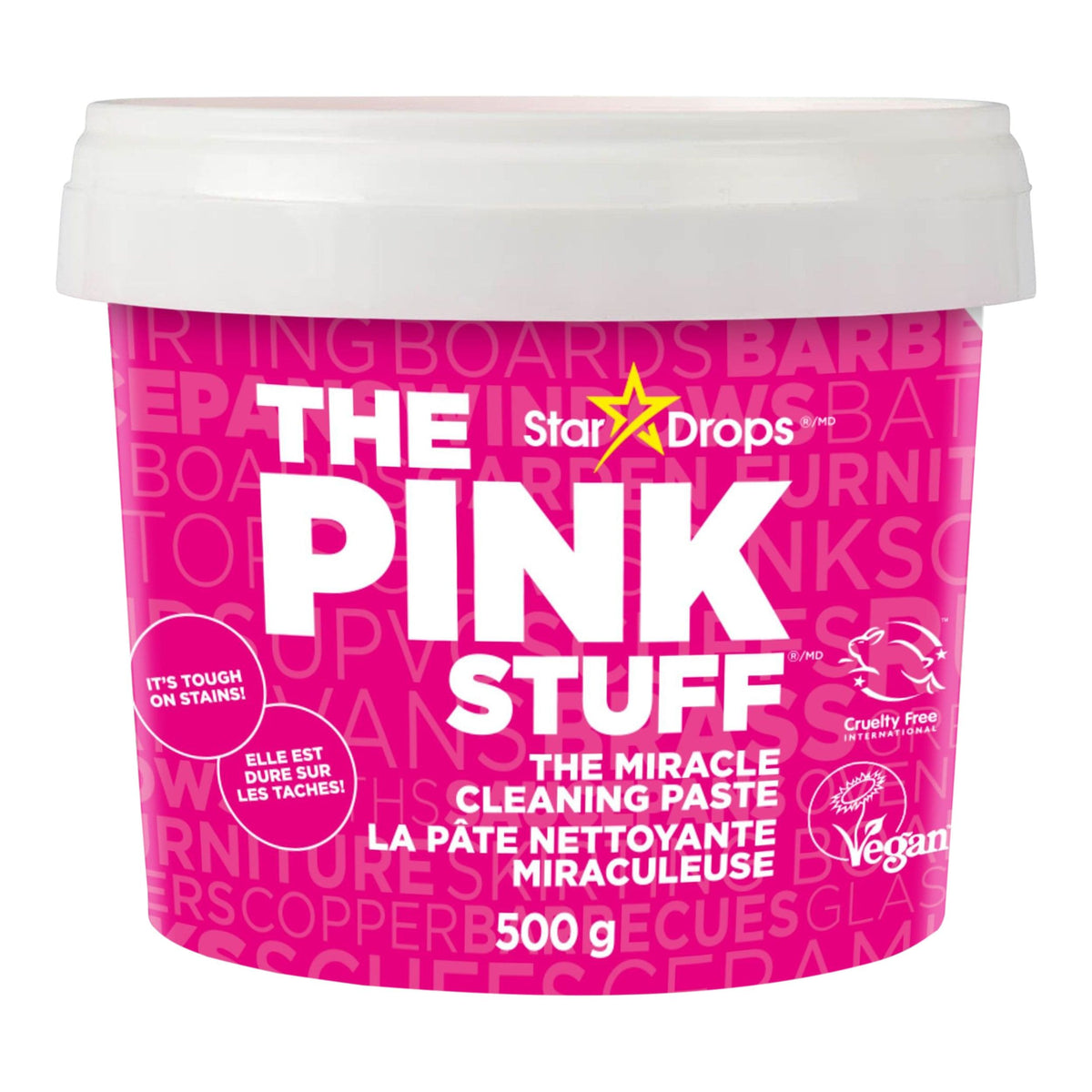 The Pink Stuff Multi-Purpose Miracle Cleaning Paste, 500-g V7B0 - product image 1