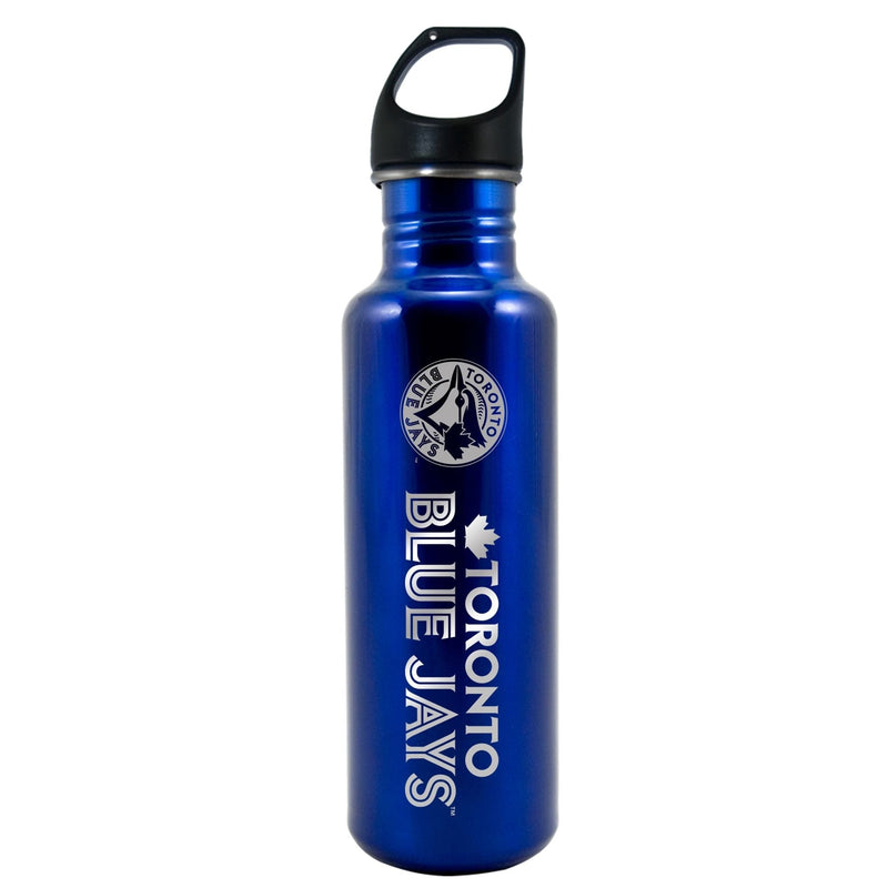 Toronto Blue Jays Stainless Steel Travel Water Bottle For Baseball Fans/Collectors, 26-oz V9X8