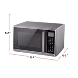 Countertop Microwave, Stainless Steel Air Fryer, 1500 W, 1.0-cu-ft T9H4 - product image 6