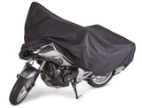 Premium Polyester Motorcycle Cover, Black, X-Large N9O6 - product image 1