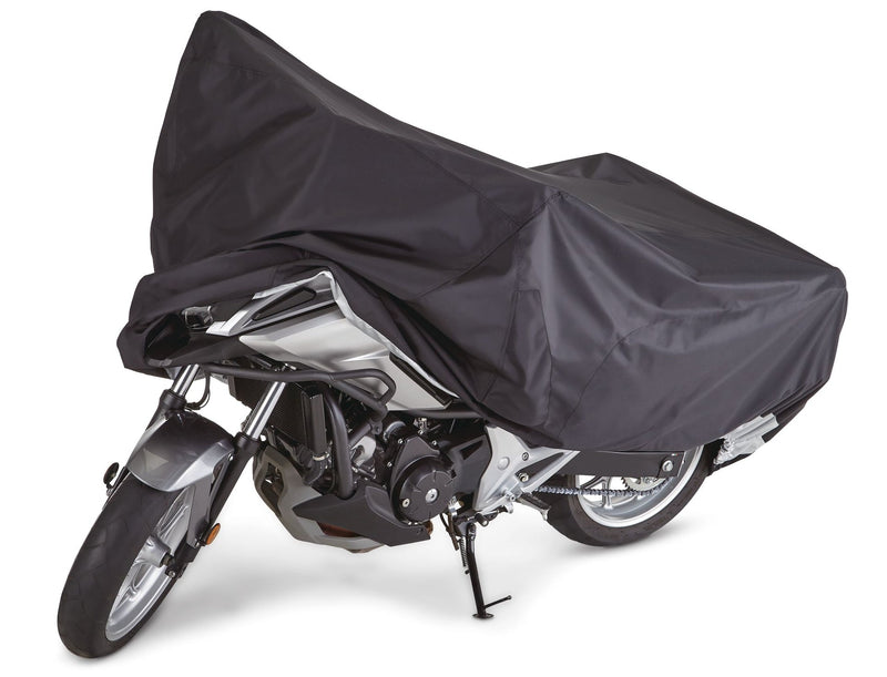 Premium Polyester Motorcycle Cover, Black, X-Large N9O6