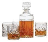 Glass Whiskey Decanter & Glasses Set, 5-pc C8D1 - product image 1
