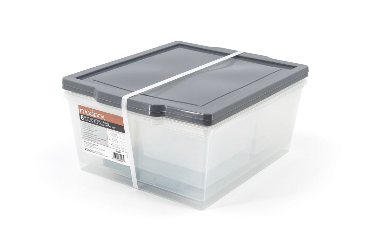 Store Modbox Modular Storage Bin with Lid, 8-pk C2V2 - product image 3