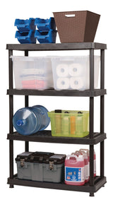 4-Shelf Resin/Plastic Storage Rack/Shelving Unit, 36 x 18 x 54-in I1Q8 - product image 4