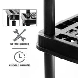 4-Shelf Resin/Plastic Storage Rack/Shelving Unit, 36 x 18 x 54-in I1Q8 - product image 5