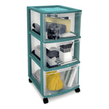 Type A 3-Drawer Storage Tower, Green L7W5 - product image 2