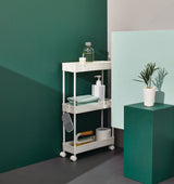type A 3-Tier Slim Storage Cart, Lockable Wheels J1H9 - product image 5