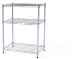 Type A 3-Tier Storage Rack, No Tool Assembly, Chrome Y9X8 - product image 1