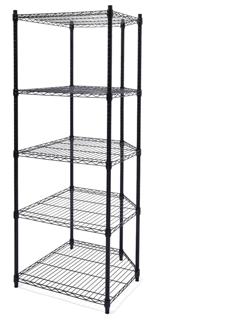 Type A 5-Tier Corner Storage Rack, No Tool Assembly P4A7