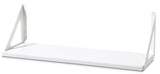 type A Align Floating Dual Bracket Shelf Kit, White, 8 x 24-in Z8H9 - product image 1