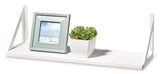 type A Align Floating Dual Bracket Shelf Kit, White, 8 x 24-in Z8H9 - product image 2