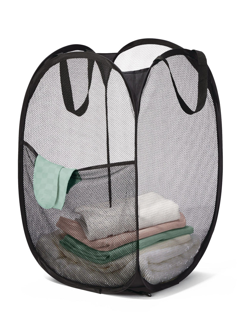type A Alpha Pop-Up Laundry Hamper, Black V3A4