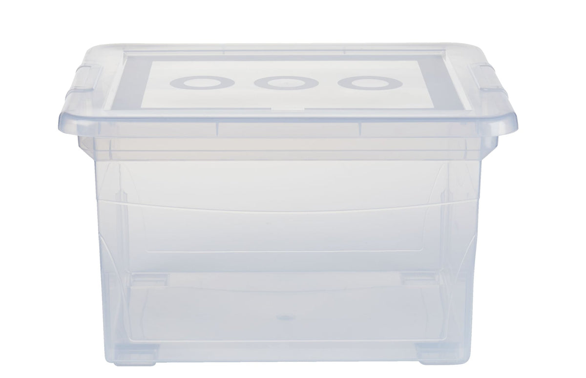 type A Clarity Transparent Filing Box with Lid, 32-L P7Z4 - product image 2