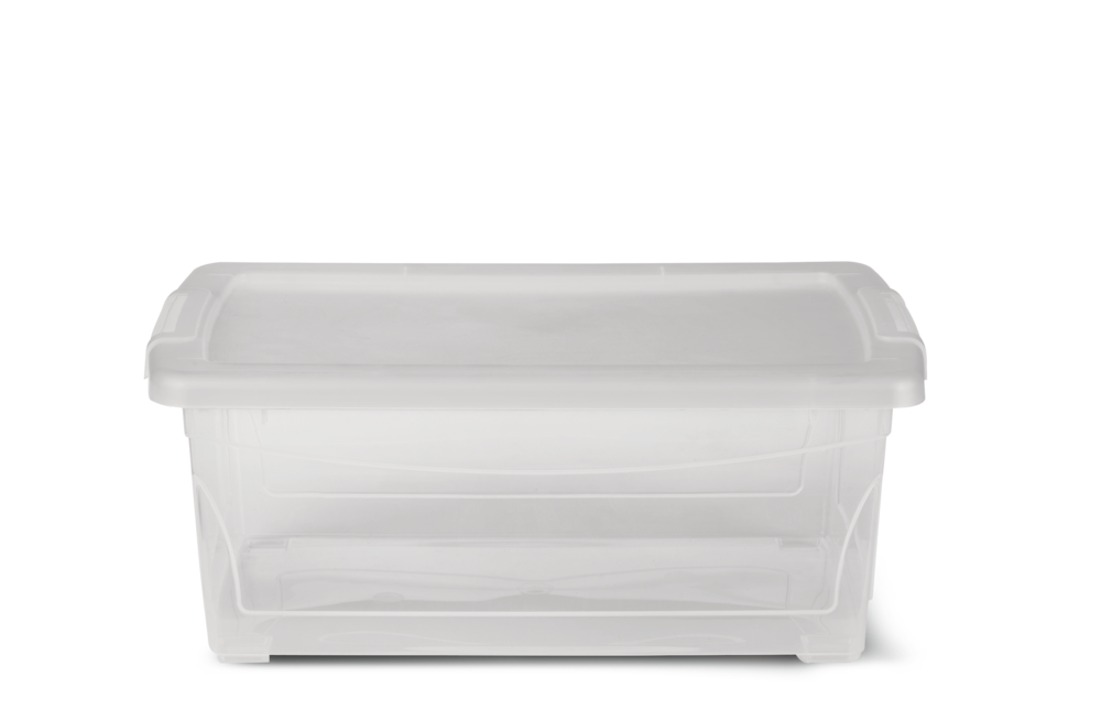 type A Clarity Transparent Storage Box with Lid, 15-L M8D6 - product image 1