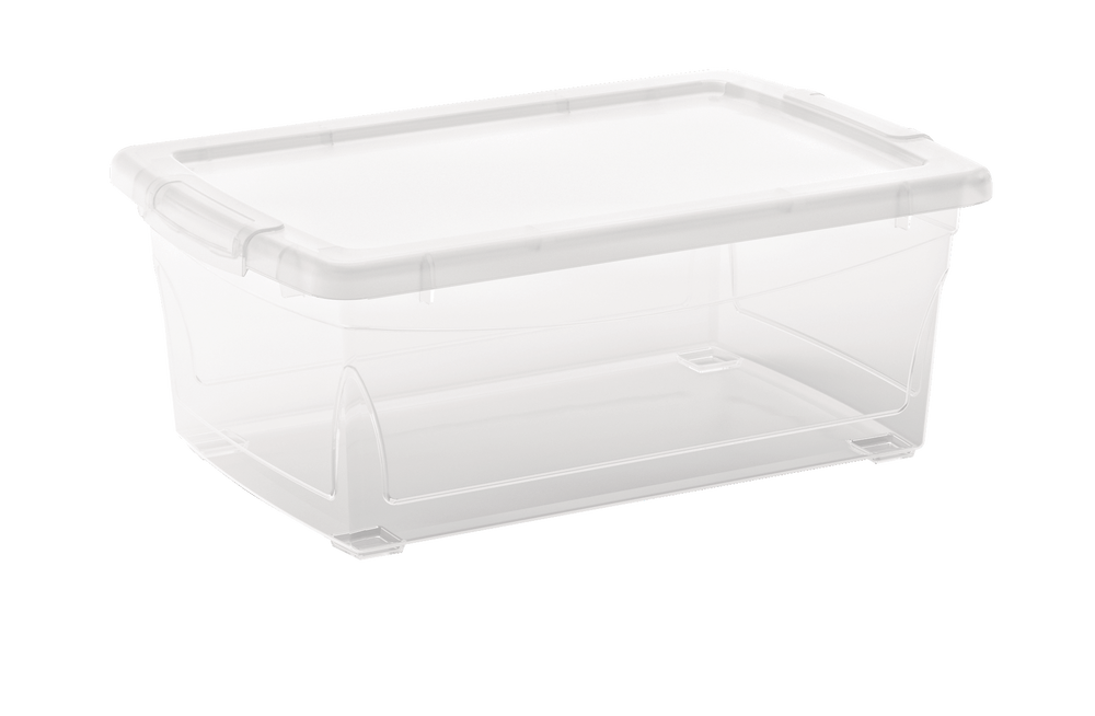 type A Clarity Transparent Storage Box with Lid, 15-L M8D6 - product image 3