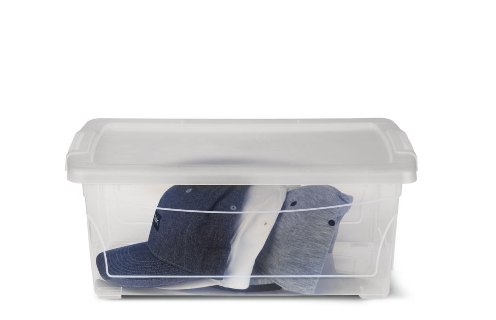 type A Clarity Transparent Storage Box with Lid, 15-L M8D6 - product image 4