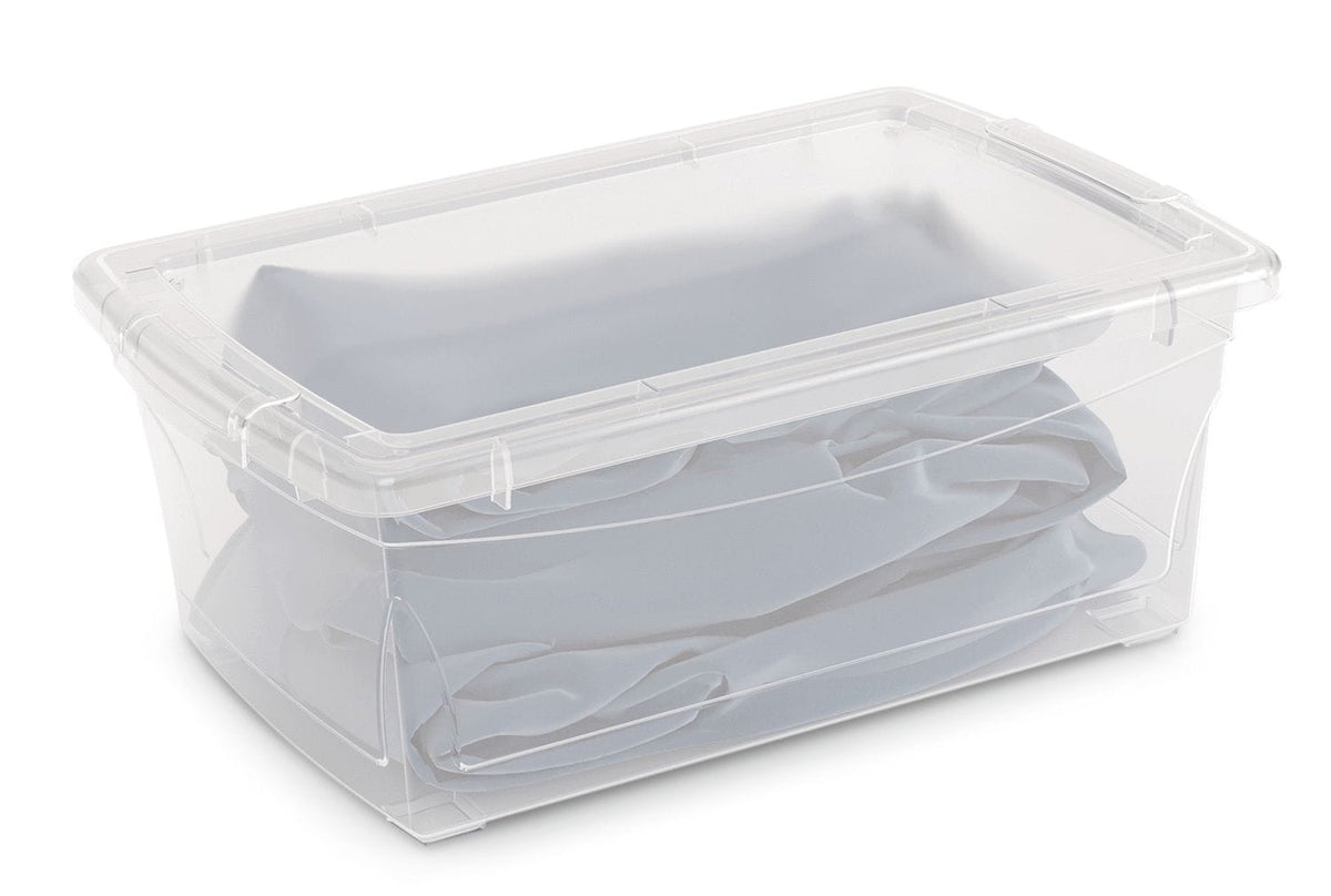 type A Clarity Transparent Storage Box with Lid, 15-L M8D6 - product image 6
