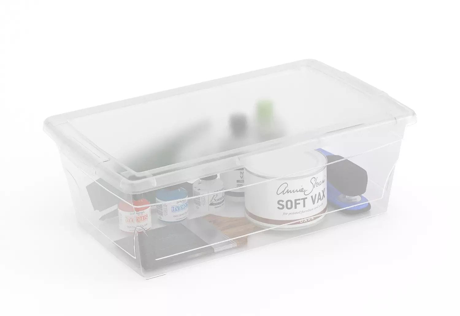 type A Clarity Transparent Storage Box with Lid, 6-L G4N2 - product image 2