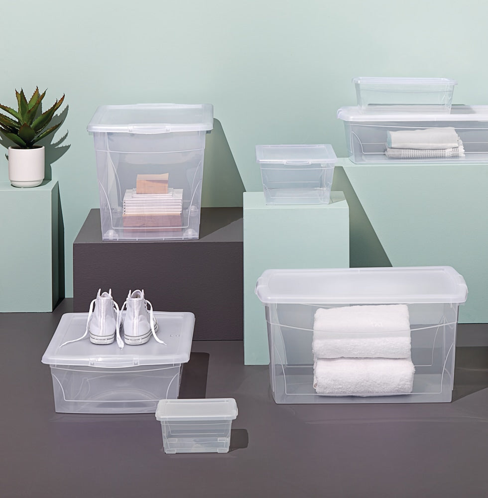 type A Clarity Transparent Storage Box with Lid, 60-L T3H4 - product image 6